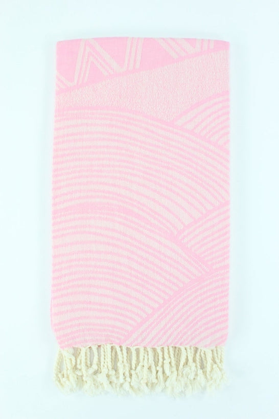 Premium Turkish Towel Peshtemal Fouta (Pink)