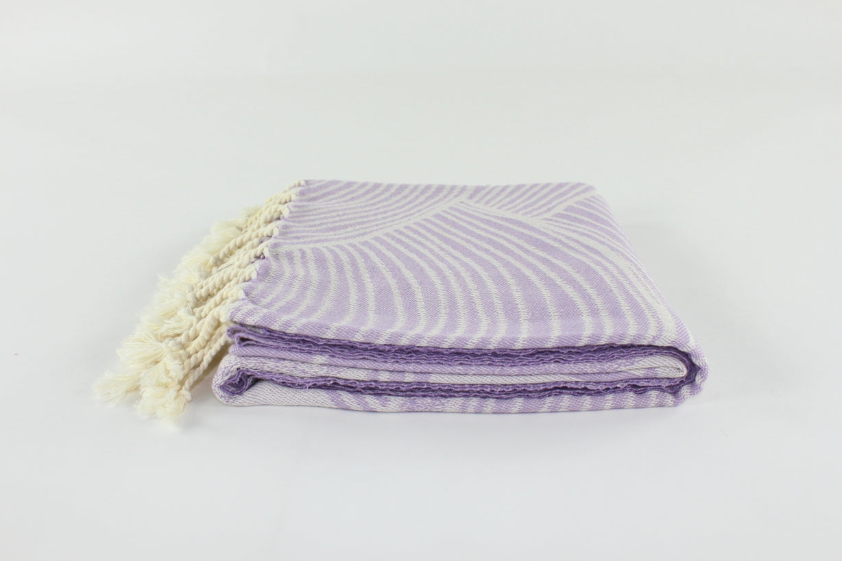 Premium Turkish Towel Peshtemal Fouta (Lilac)