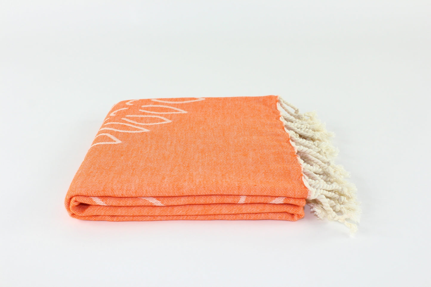 Premium Turkish Towel Peshtemal Fouta (Orange)