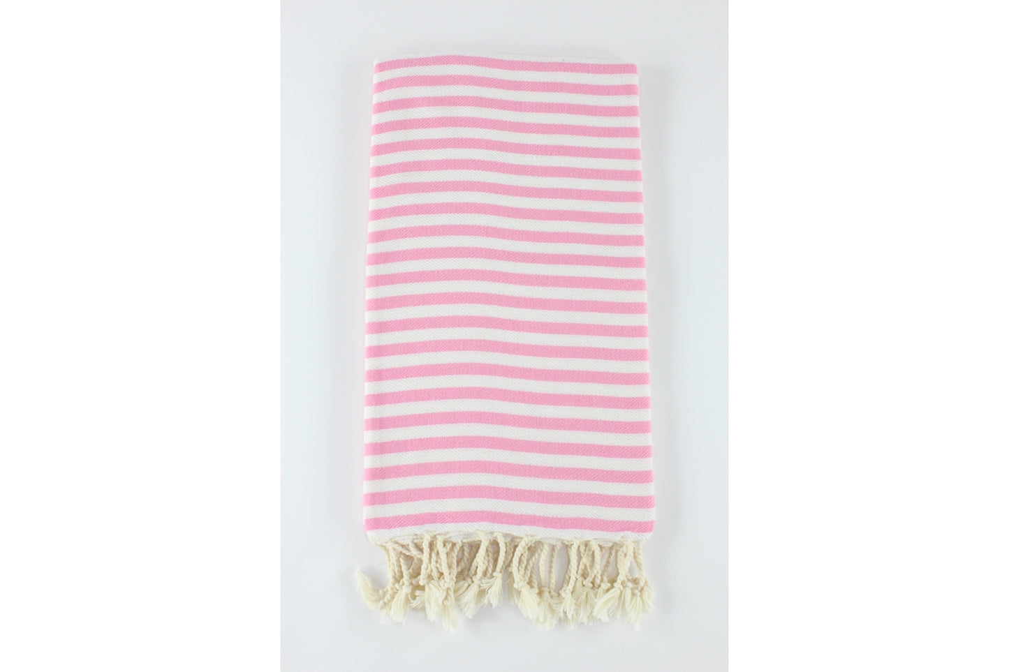 Premium Turkish Full Striped Towel Peshtemal Fouta (Pink)