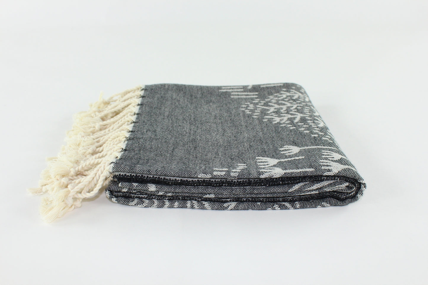 Premium Turkish Towel Peshtemal Fouta (Black)