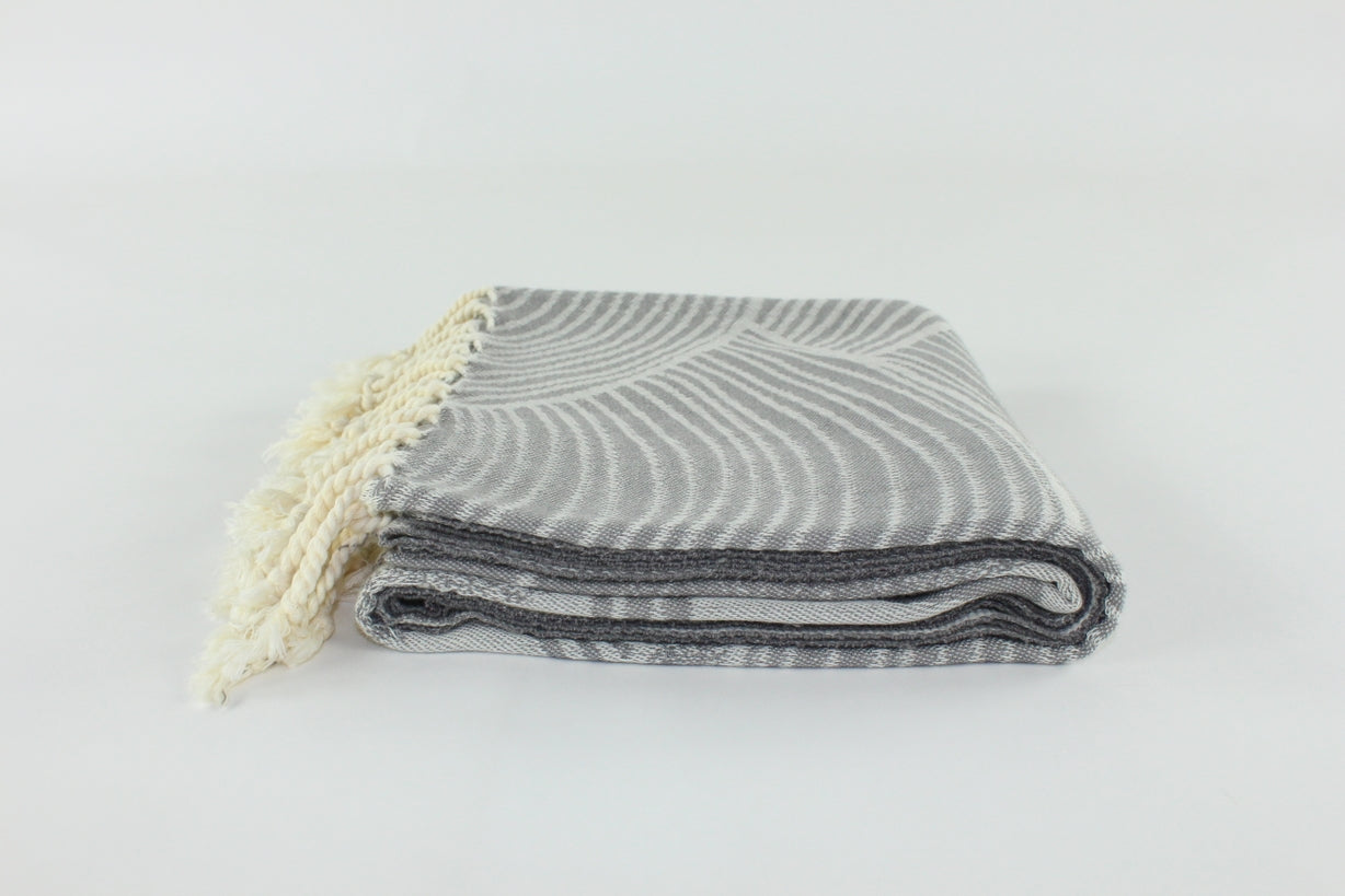 Premium Turkish Towel Peshtemal Fouta (Gray)