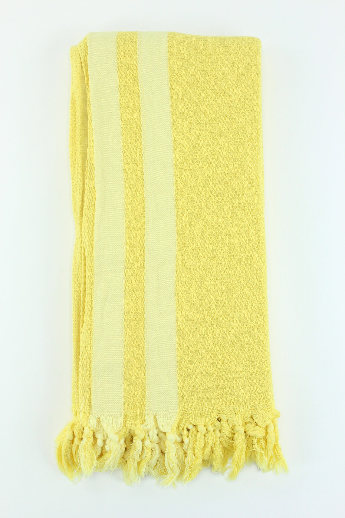 Premium Turkish Towel Peshtemal Fouta (Yellow)
