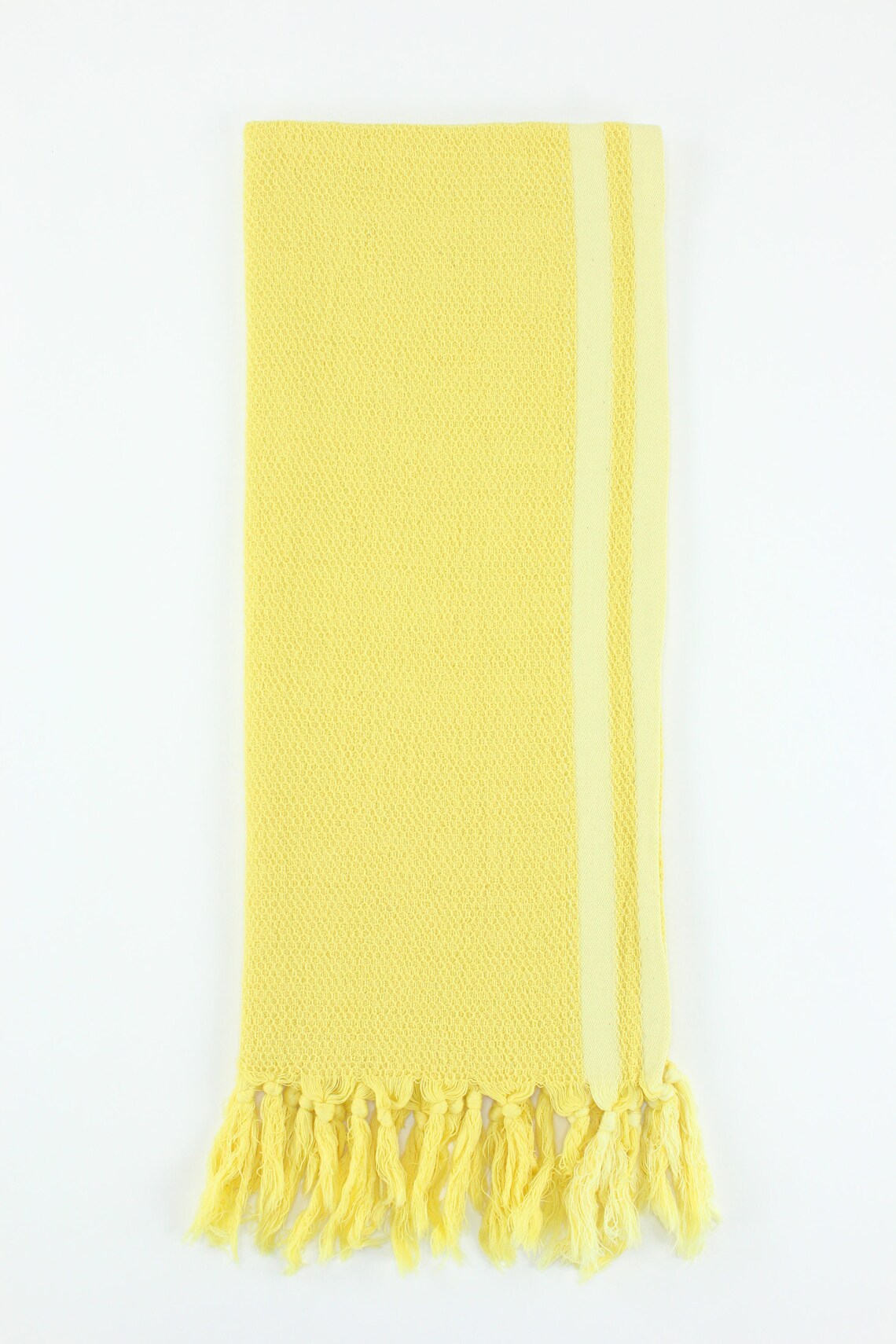 Premium Turkish Towel Peshtemal Fouta (Yellow)