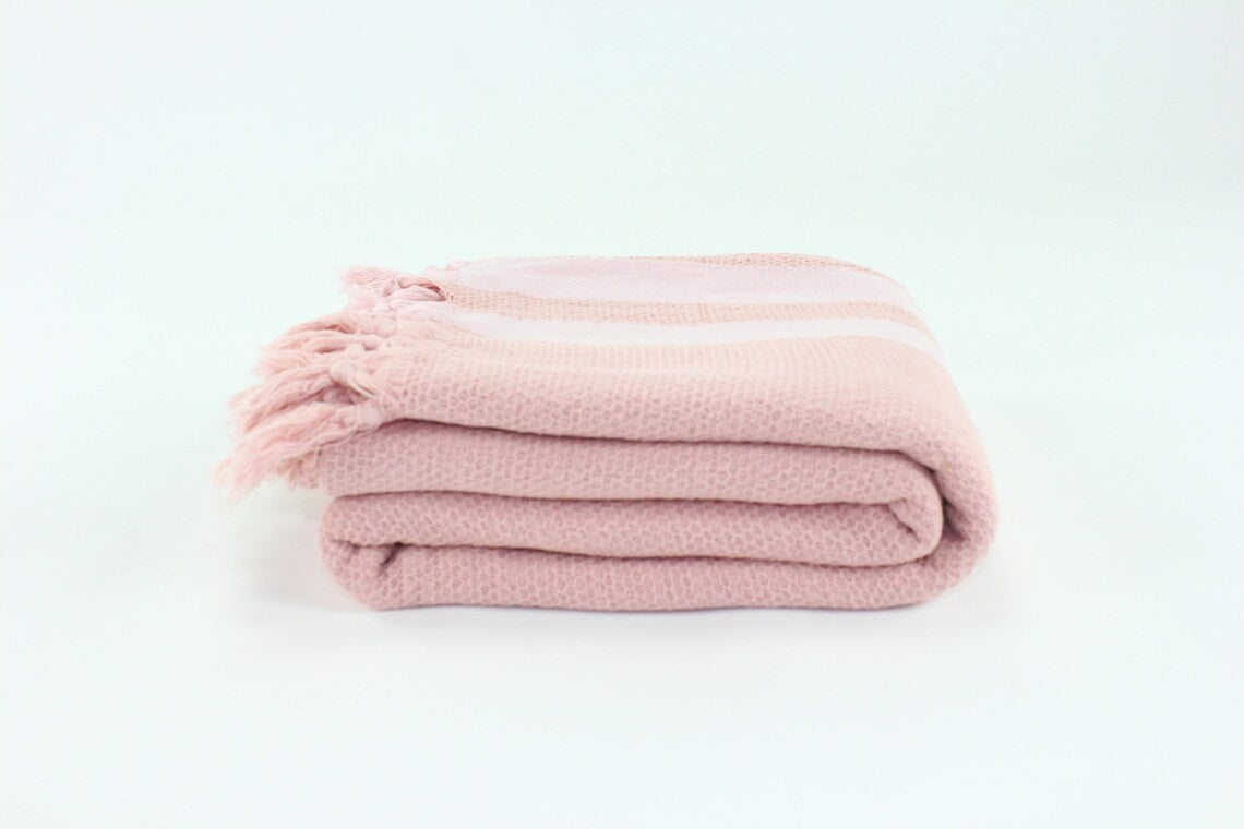 Premium Turkish Towel Peshtemal Fouta (Rose)