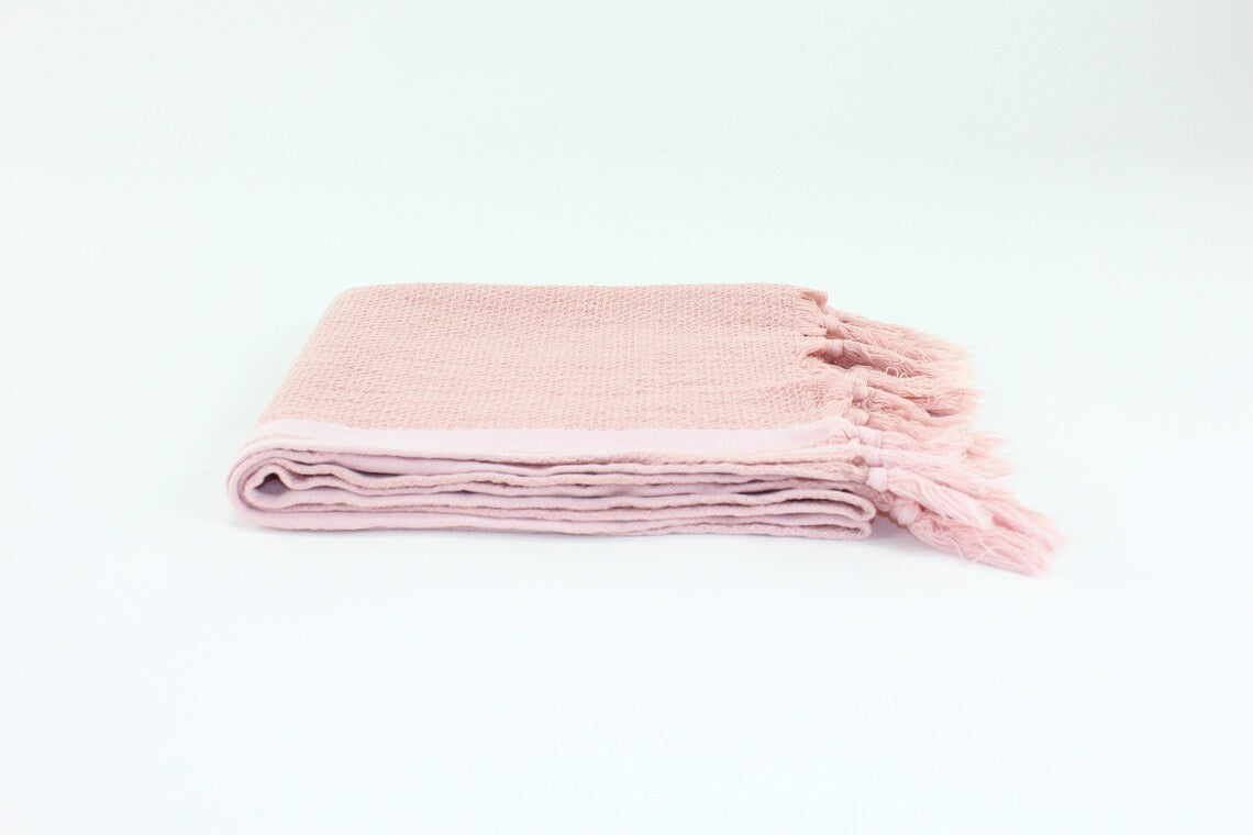 Premium Turkish Towel Peshtemal Fouta (Rose)