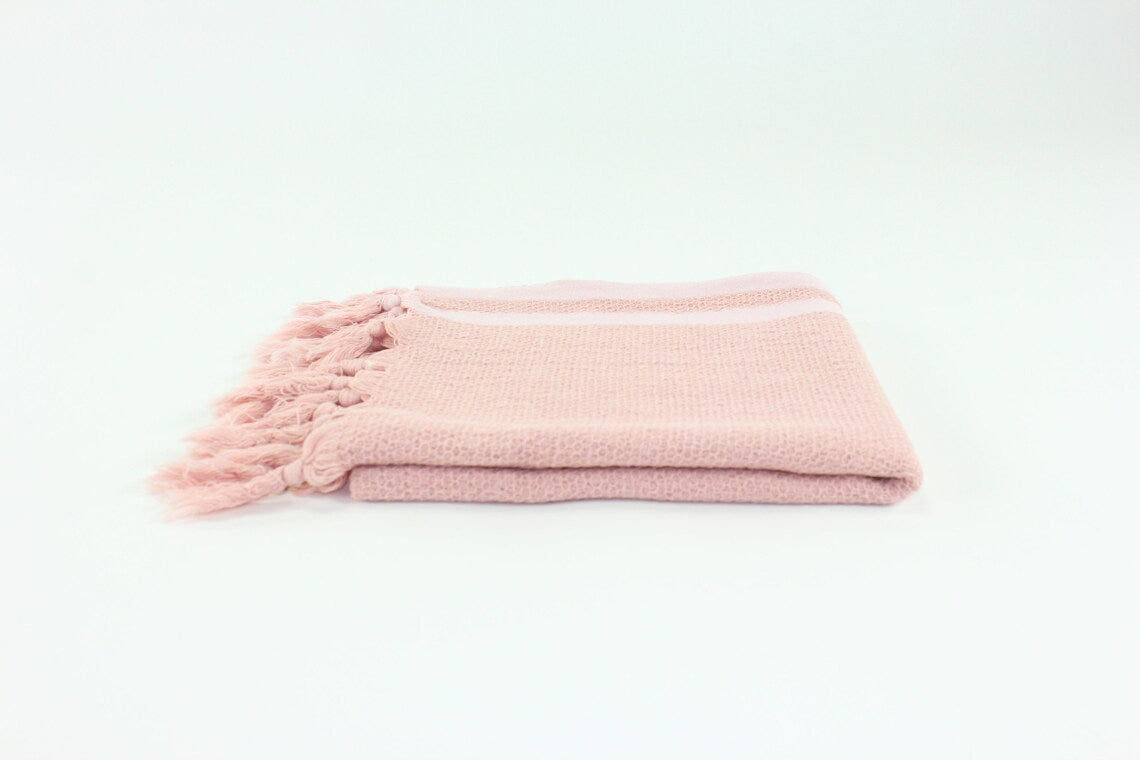 Premium Turkish Towel Peshtemal Fouta (Rose)