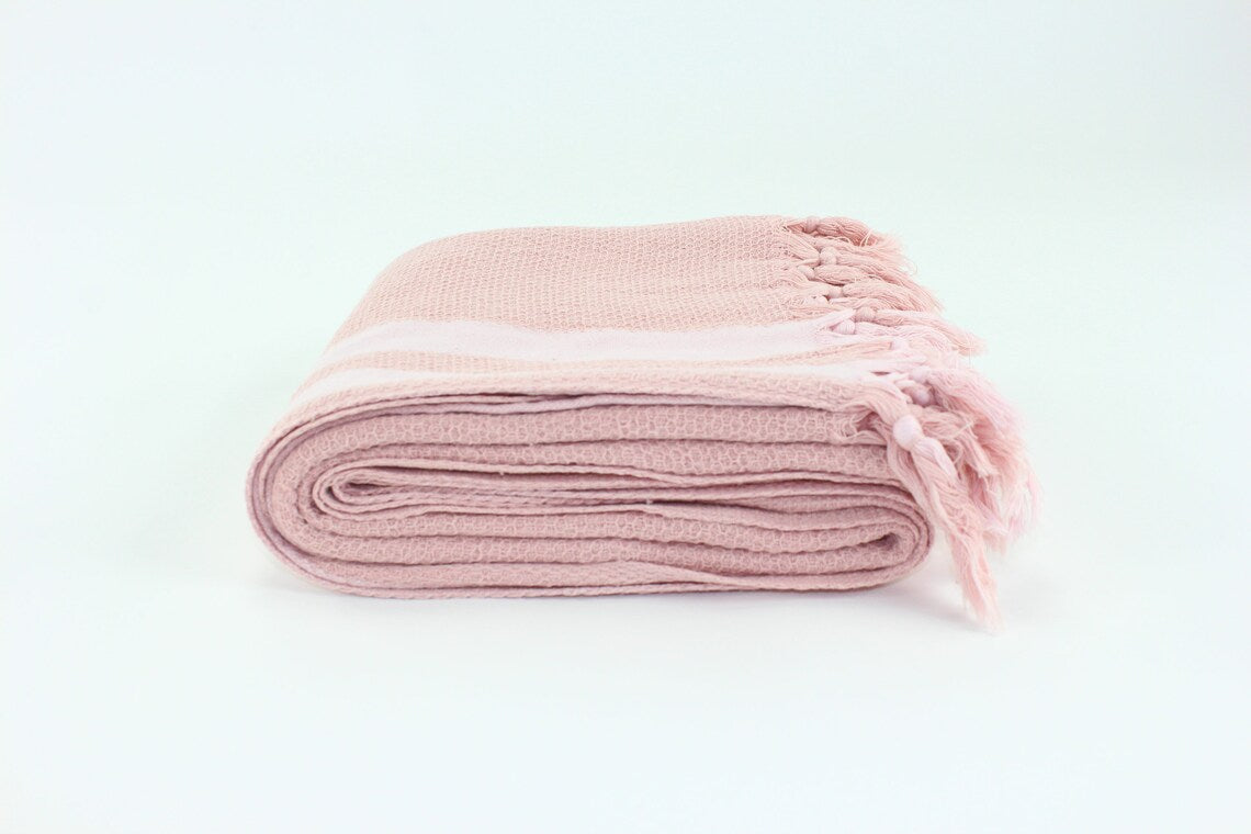 Premium Turkish Towel Peshtemal Fouta (Rose)