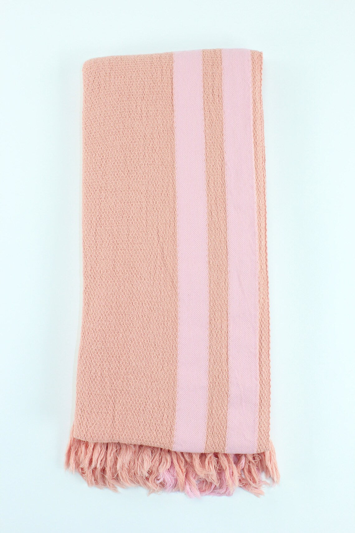 Premium Turkish Towel Peshtemal Fouta (Peach)