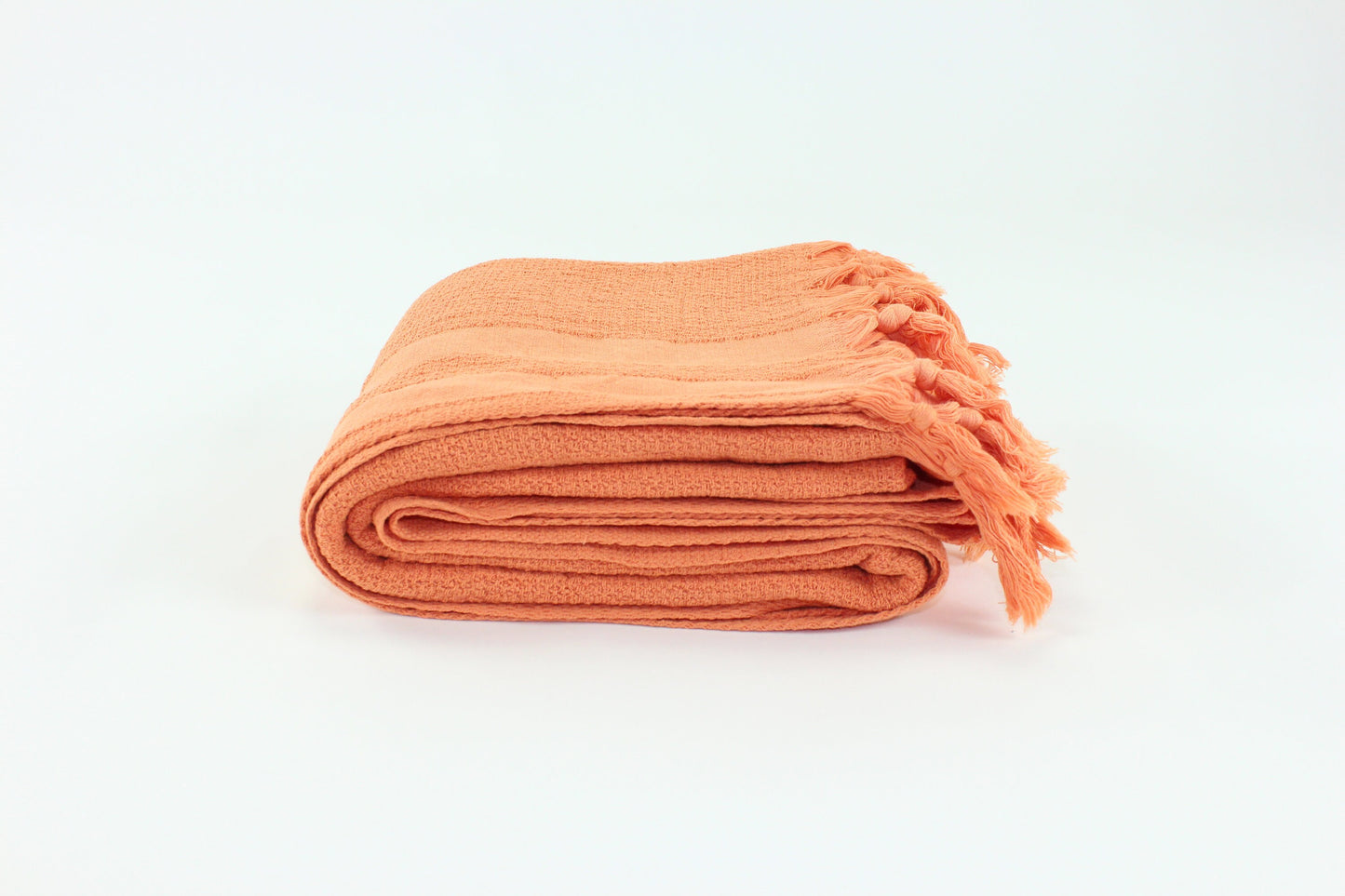 Premium Turkish Towel Peshtemal Fouta (Orange)