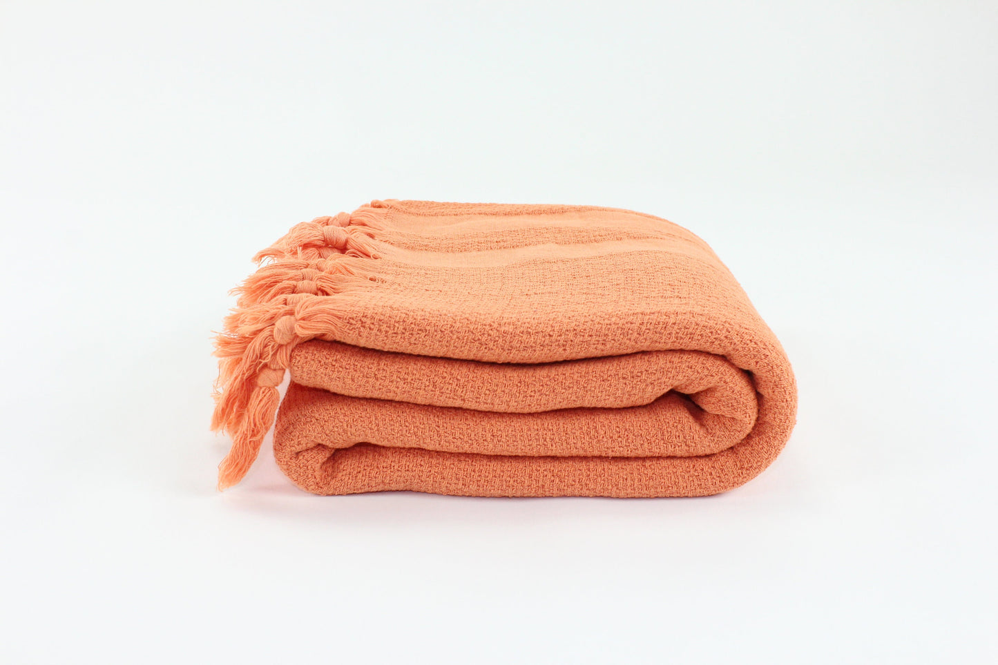 Premium Turkish Towel Peshtemal Fouta (Orange)