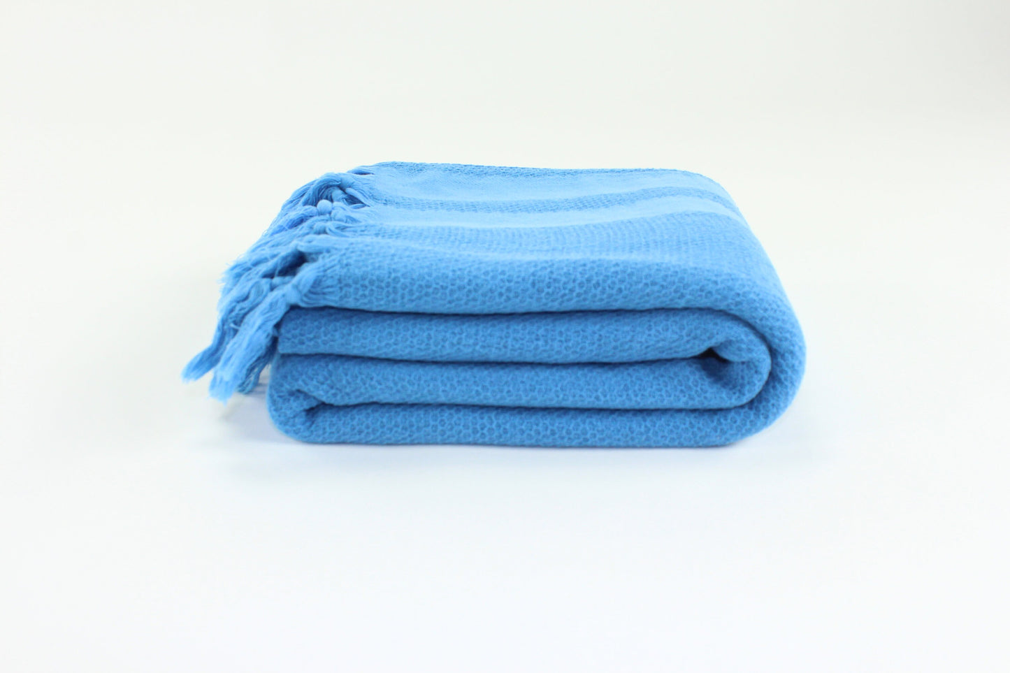 Premium Turkish Towel Peshtemal Fouta (Aqua Blue)