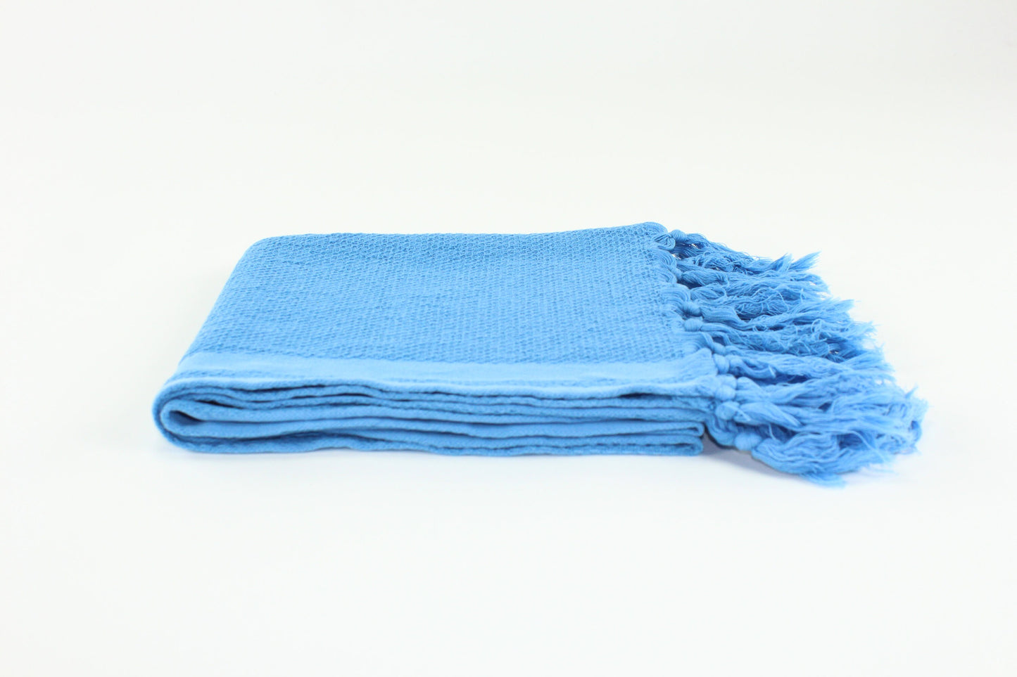 Premium Turkish Towel Peshtemal Fouta (Aqua Blue)
