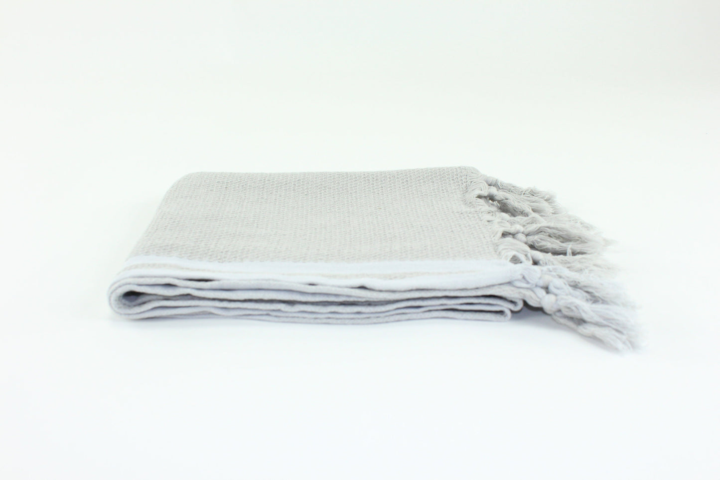 Premium Turkish Towel Peshtemal Fouta (Light Gray)