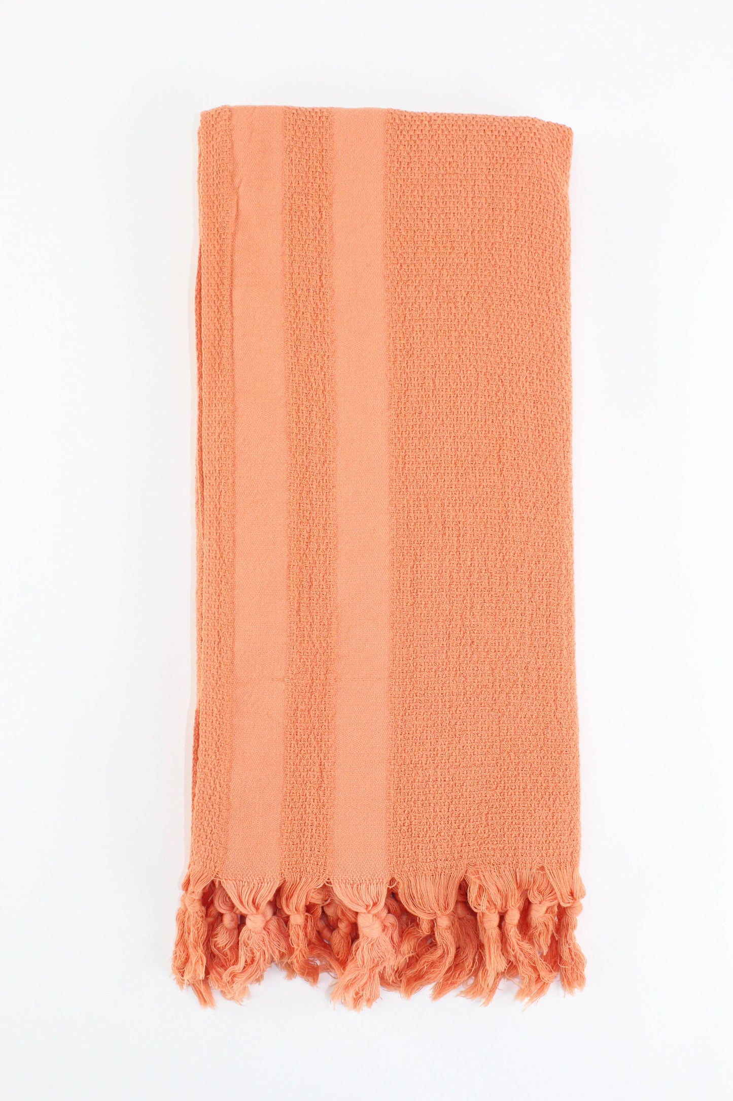 Premium Turkish Towel Peshtemal Fouta (Orange)