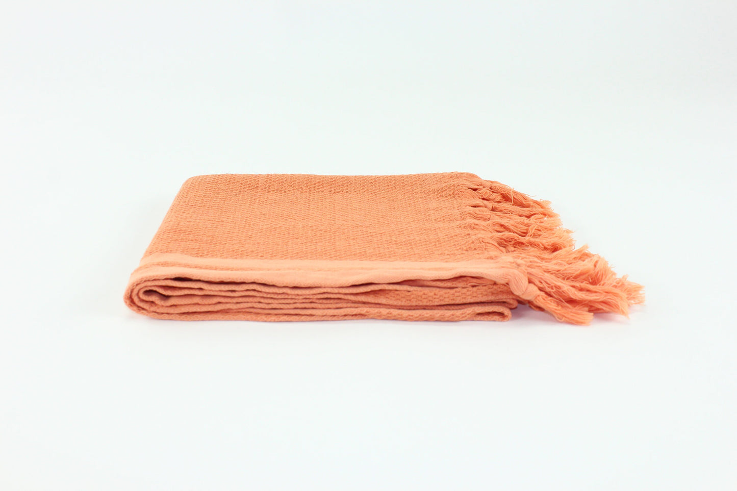 Premium Turkish Towel Peshtemal Fouta (Orange)