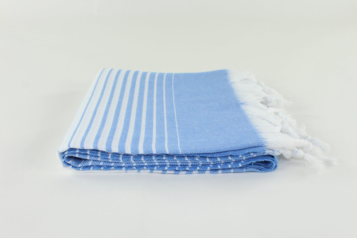 Premium Turkish Striped Towel Peshtemal Fouta (Blue)