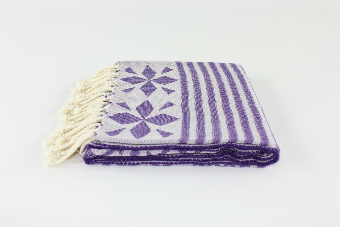 Premium Turkish Towel Peshtemal Fouta (Dark Purple)