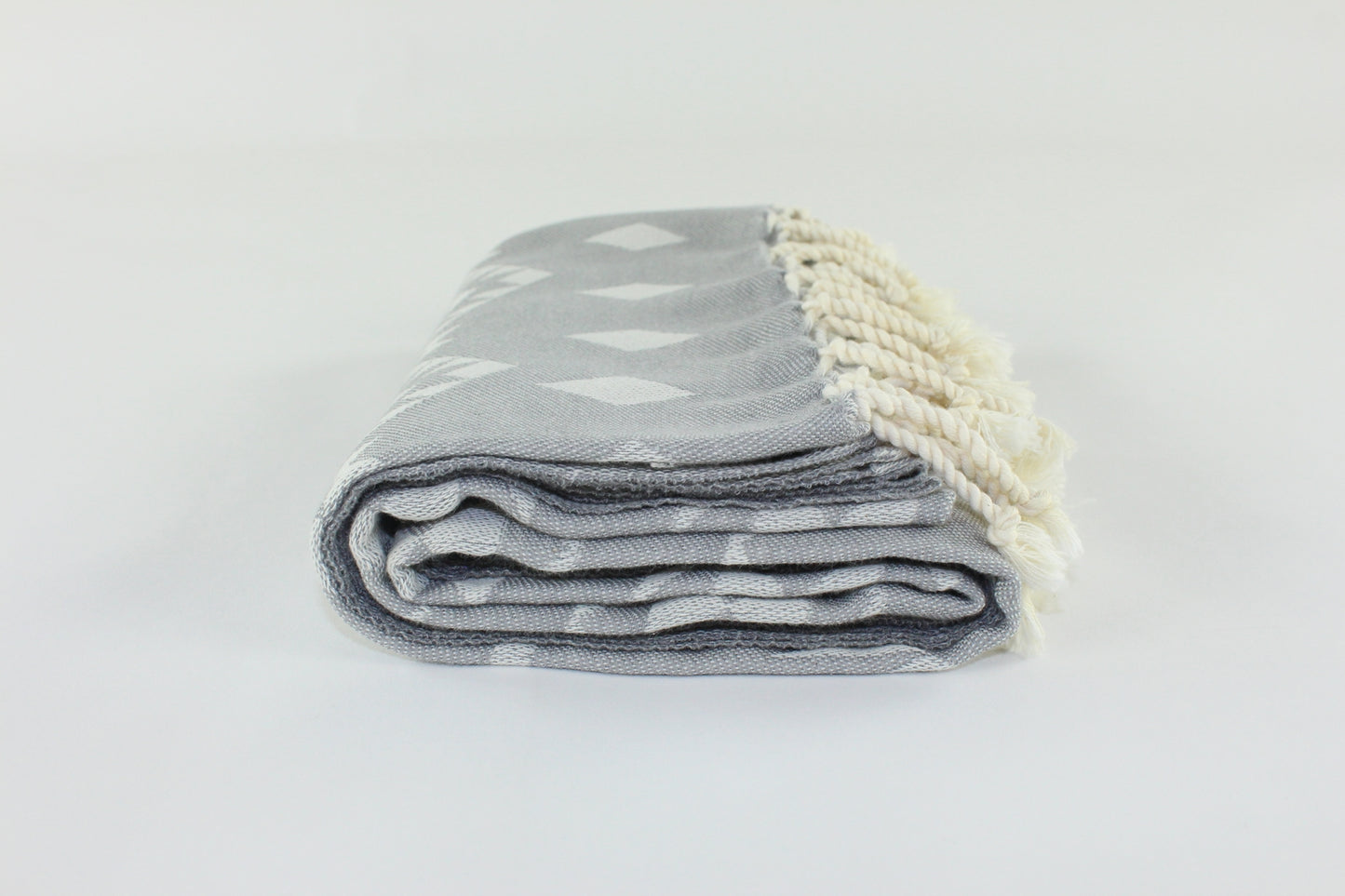 Premium Turkish Kilim Towel Peshtemal Fouta (Gray)