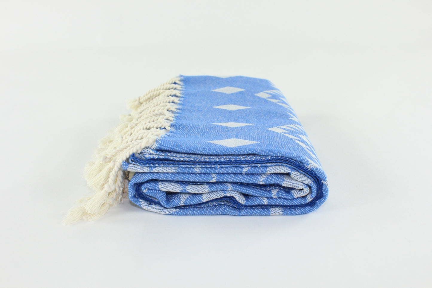 Premium Turkish Kilim Towel Peshtemal Fouta (Blue)