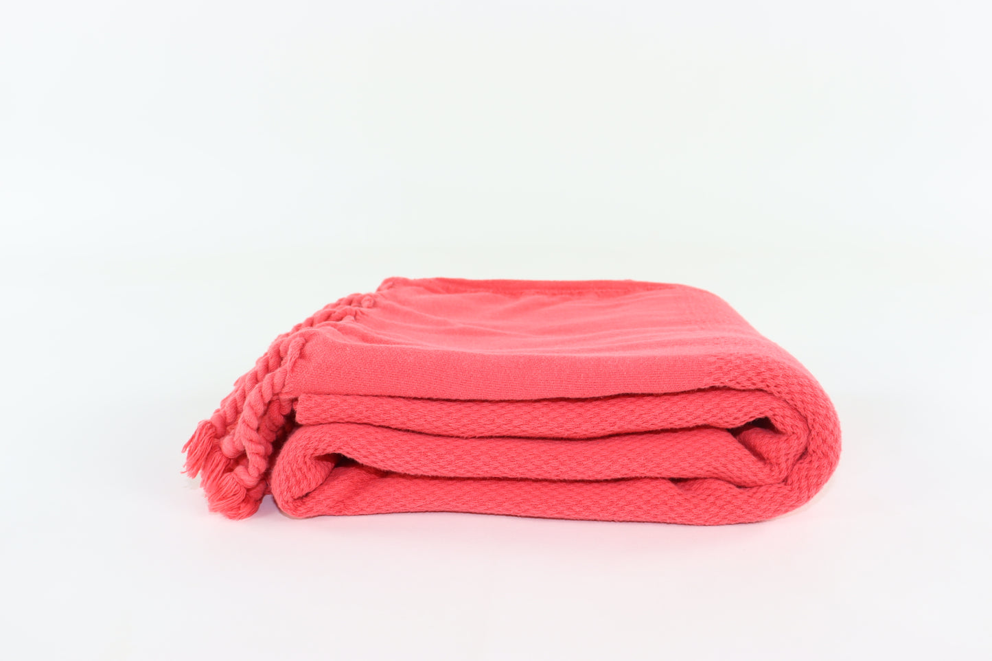 Premium Turkish Stone Washed Towel Peshtemal Fouta (Coral)