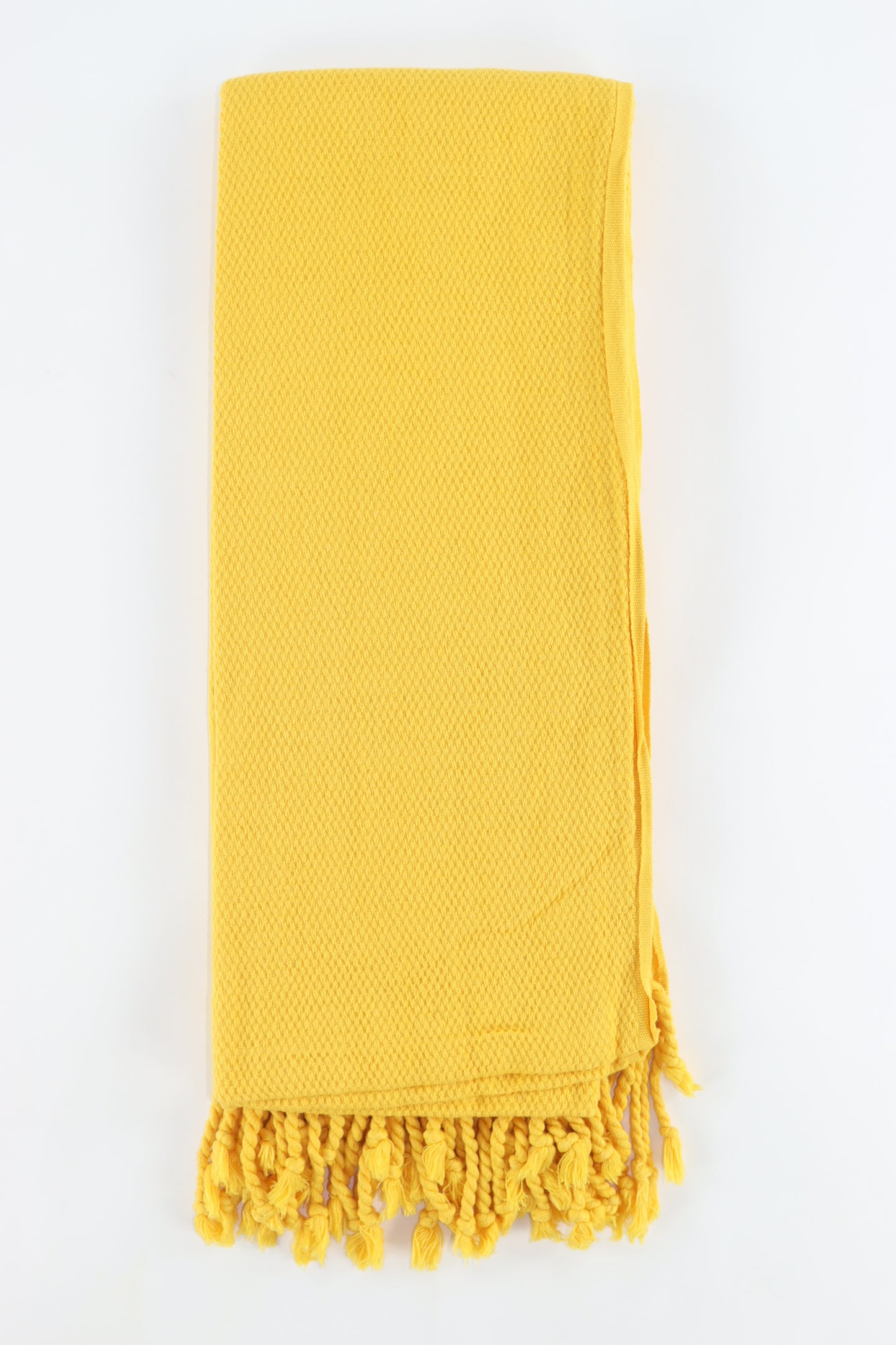 Premium Turkish Stone Washed Towel Peshtemal Fouta (Yellow)