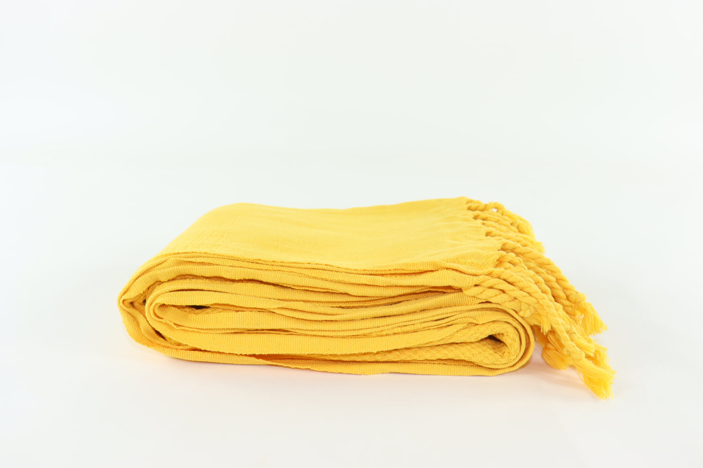 Premium Turkish Stone Washed Towel Peshtemal Fouta (Yellow)