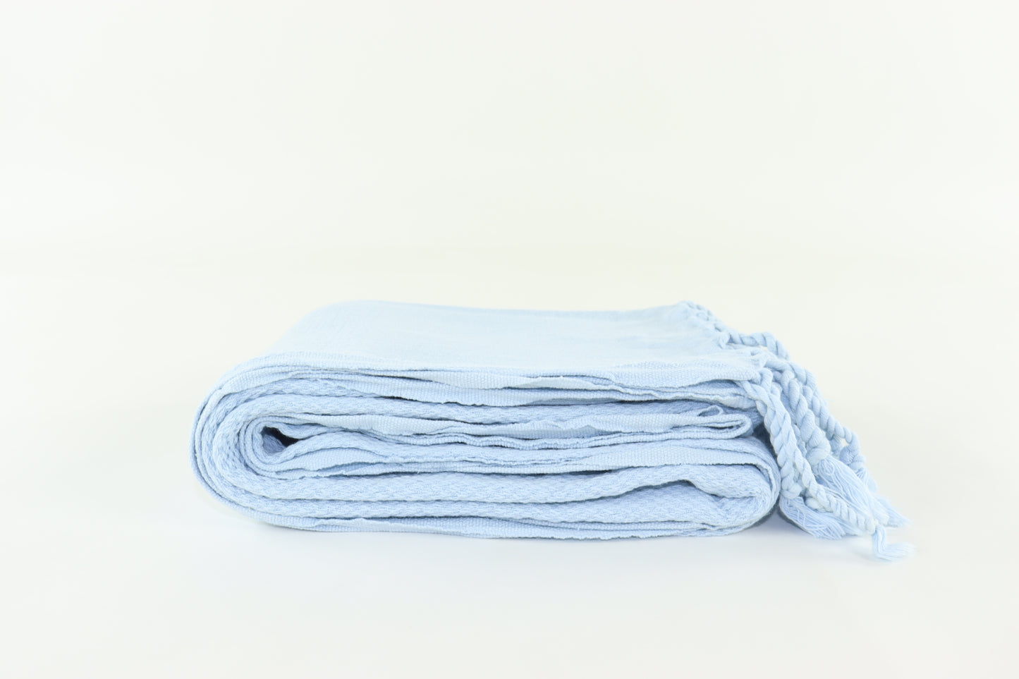 Premium Turkish Stone Washed Towel Peshtemal Fouta (Ice Blue)