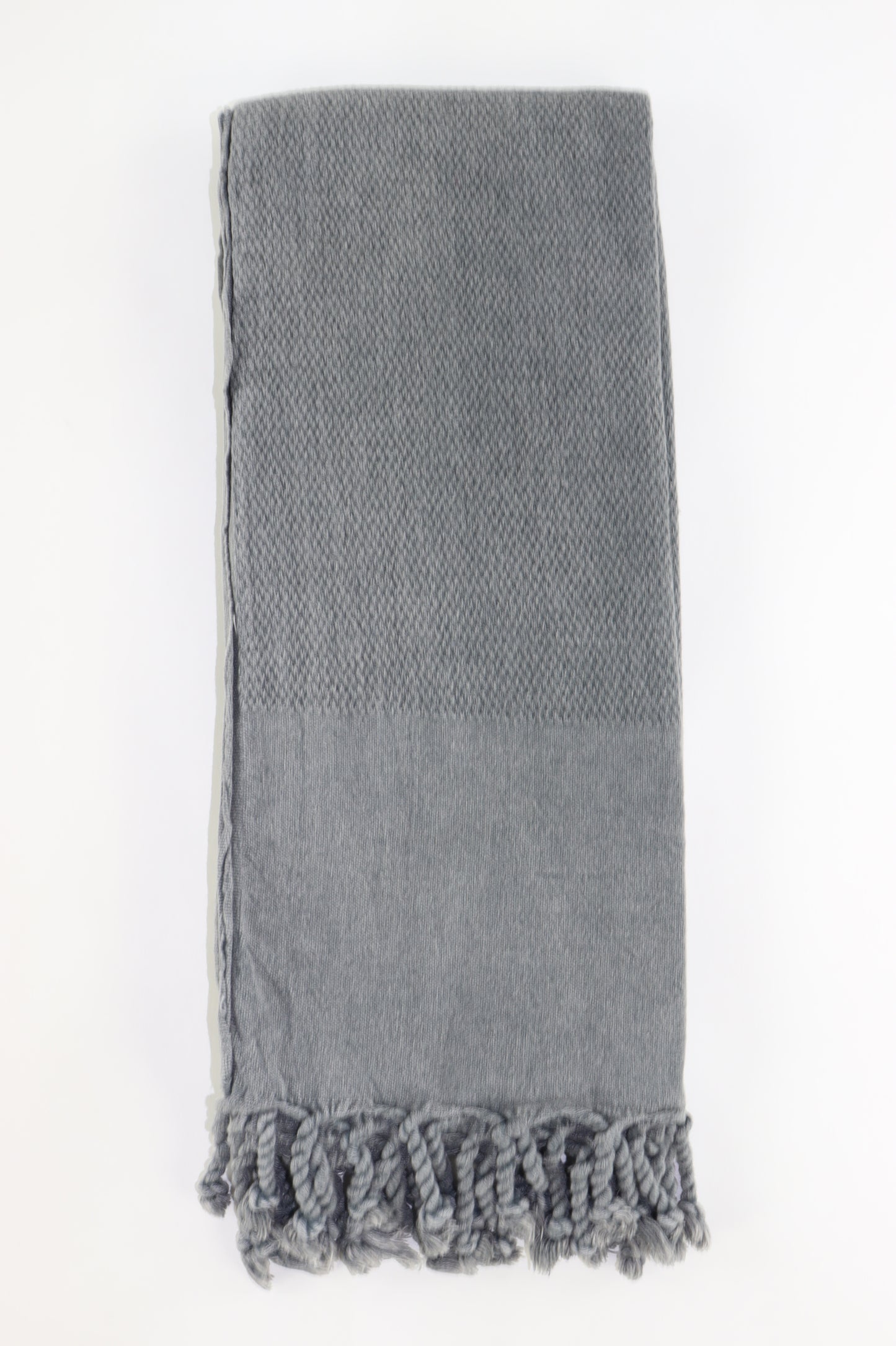 Premium Turkish Stone Washed Towel Peshtemal Fouta (Anthracite)