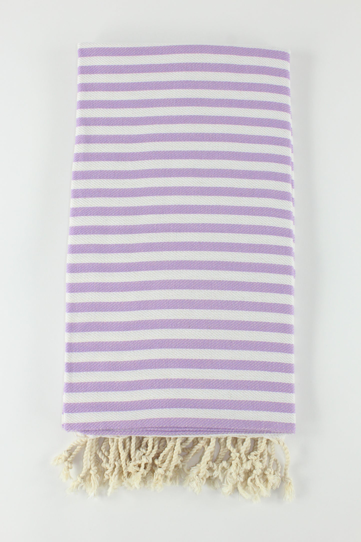 Premium Turkish Full Striped Towel Peshtemal Fouta (Lilac)