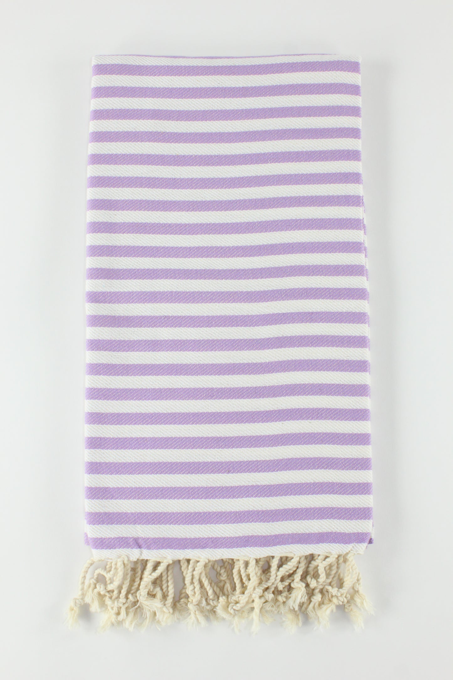 Premium Turkish Full Striped Towel Peshtemal Fouta (Lilac)