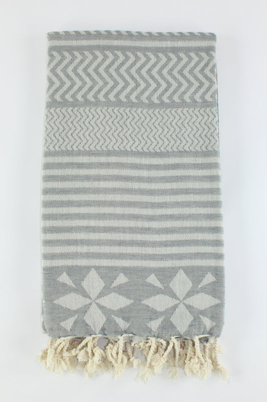 Premium Turkish Towel Peshtemal Fouta (Gray)