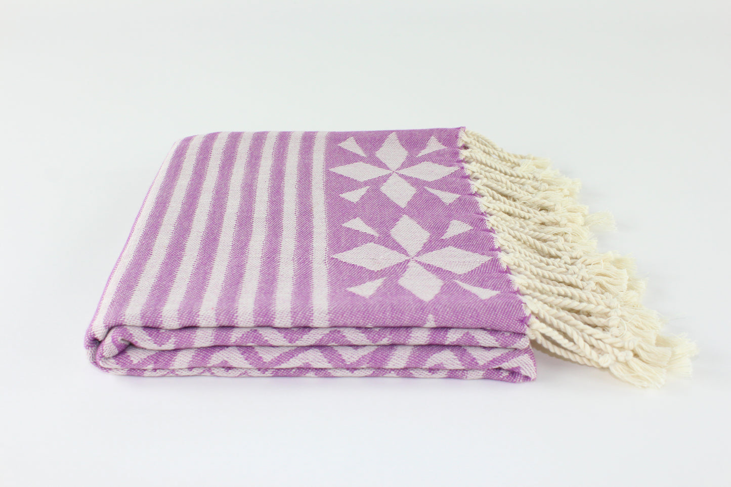 Premium Turkish Towel Peshtemal Fouta (Purple)