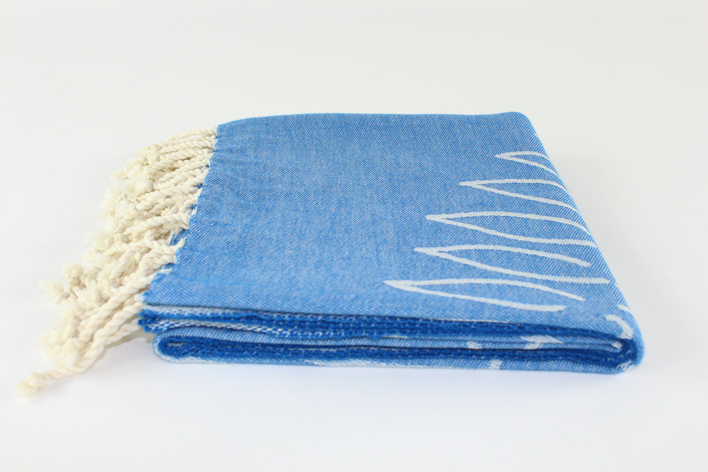 Premium Turkish Towel Peshtemal Fouta (Blue)