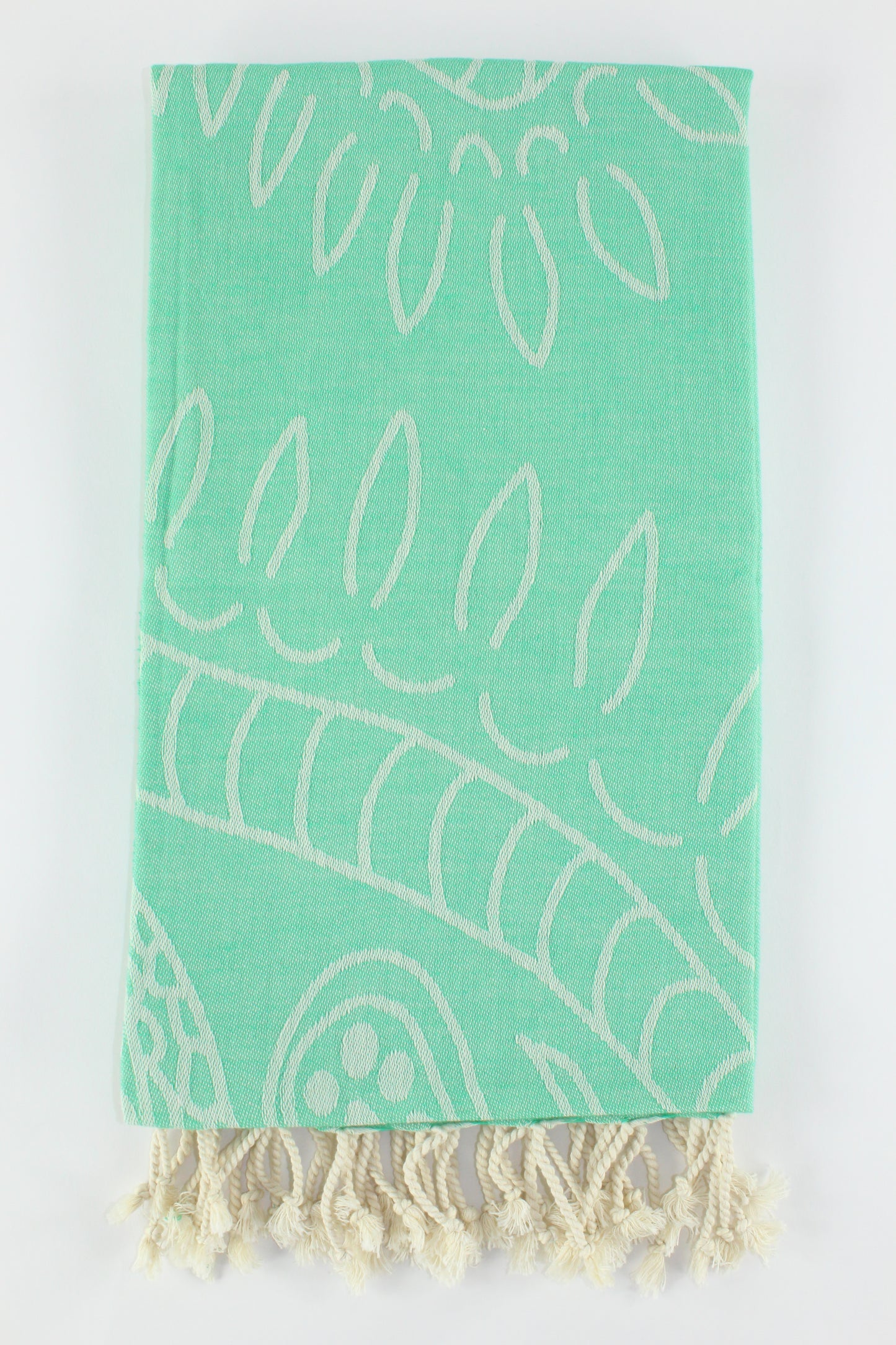 Premium Turkish Towel Peshtemal Fouta (Seafoam Green)