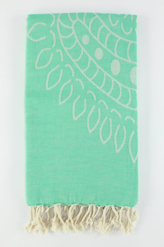 Premium Turkish Towel Peshtemal Fouta (Seafoam Green)