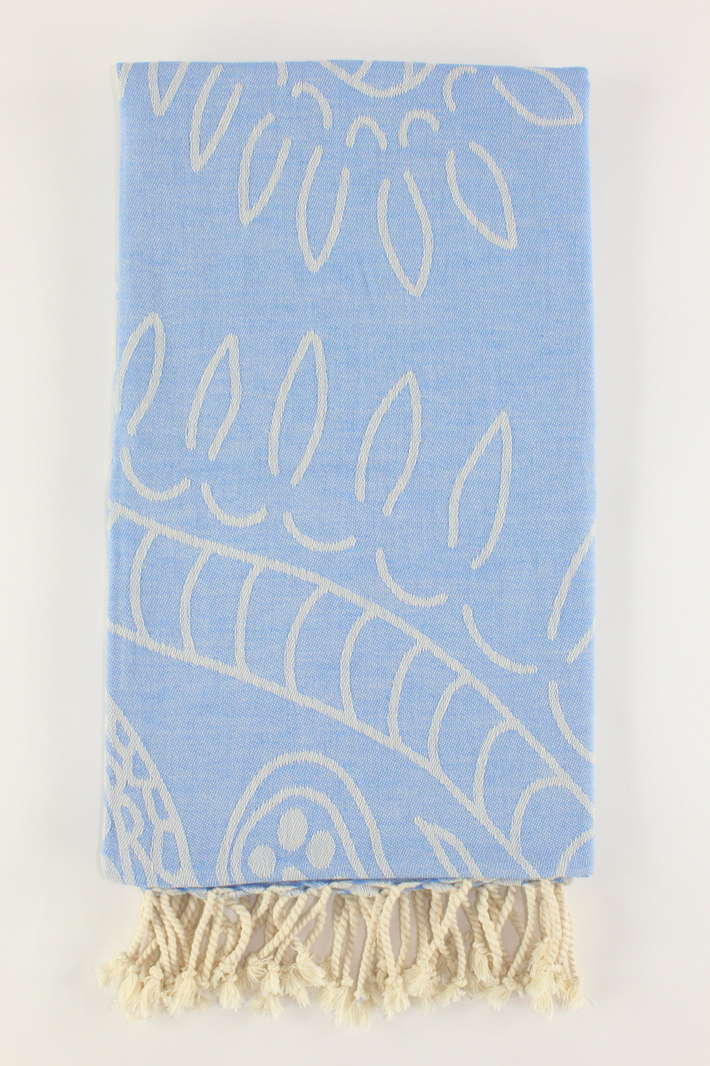 Premium Turkish Towel Peshtemal Fouta (Blue)