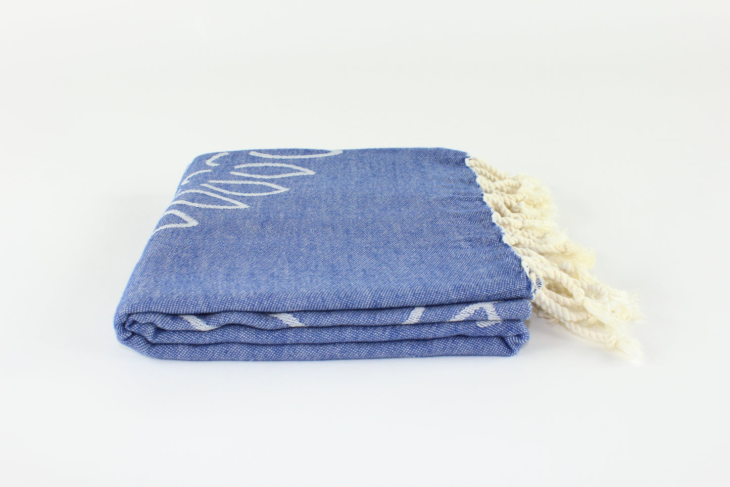 Premium Turkish Towel Peshtemal Fouta (Navy Blue)