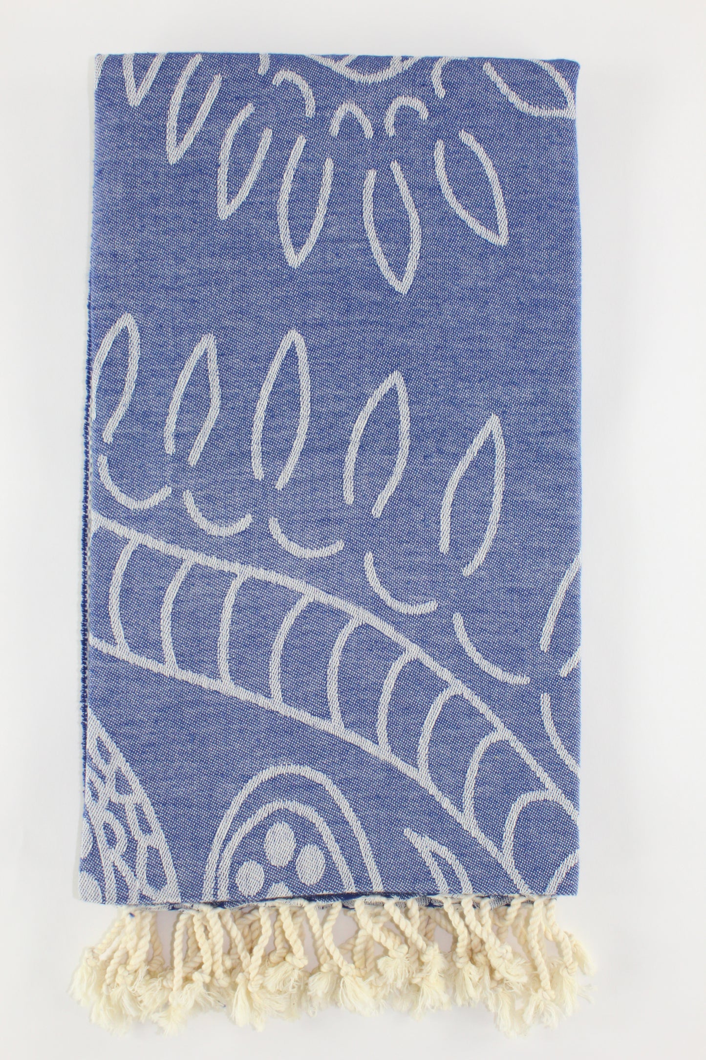 Premium Turkish Towel Peshtemal Fouta (Navy Blue)