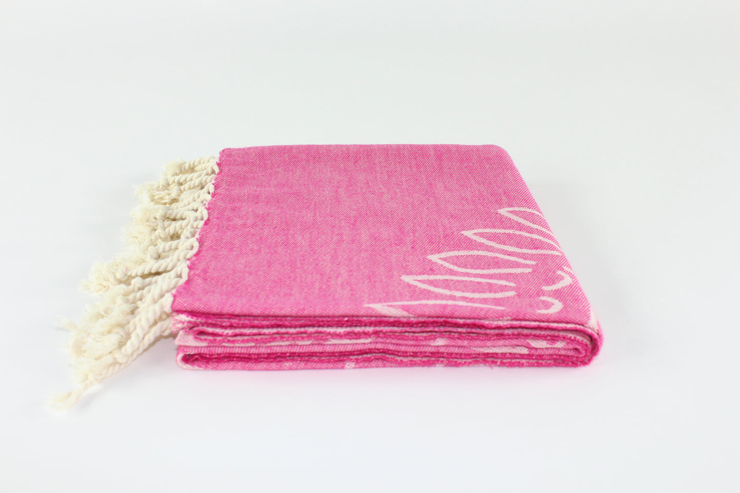 Premium Turkish Towel Peshtemal Fouta (Fuchsia)