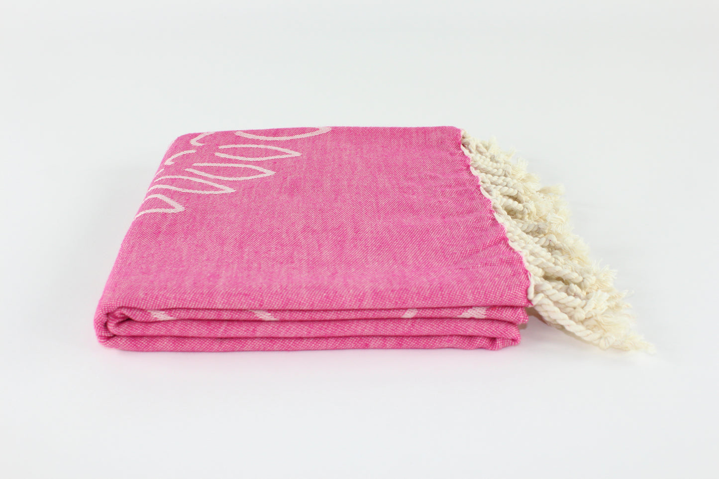 Premium Turkish Towel Peshtemal Fouta (Fuchsia)