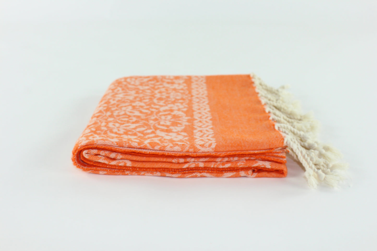 Premium Turkish Towel Peshtemal Fouta (Orange)