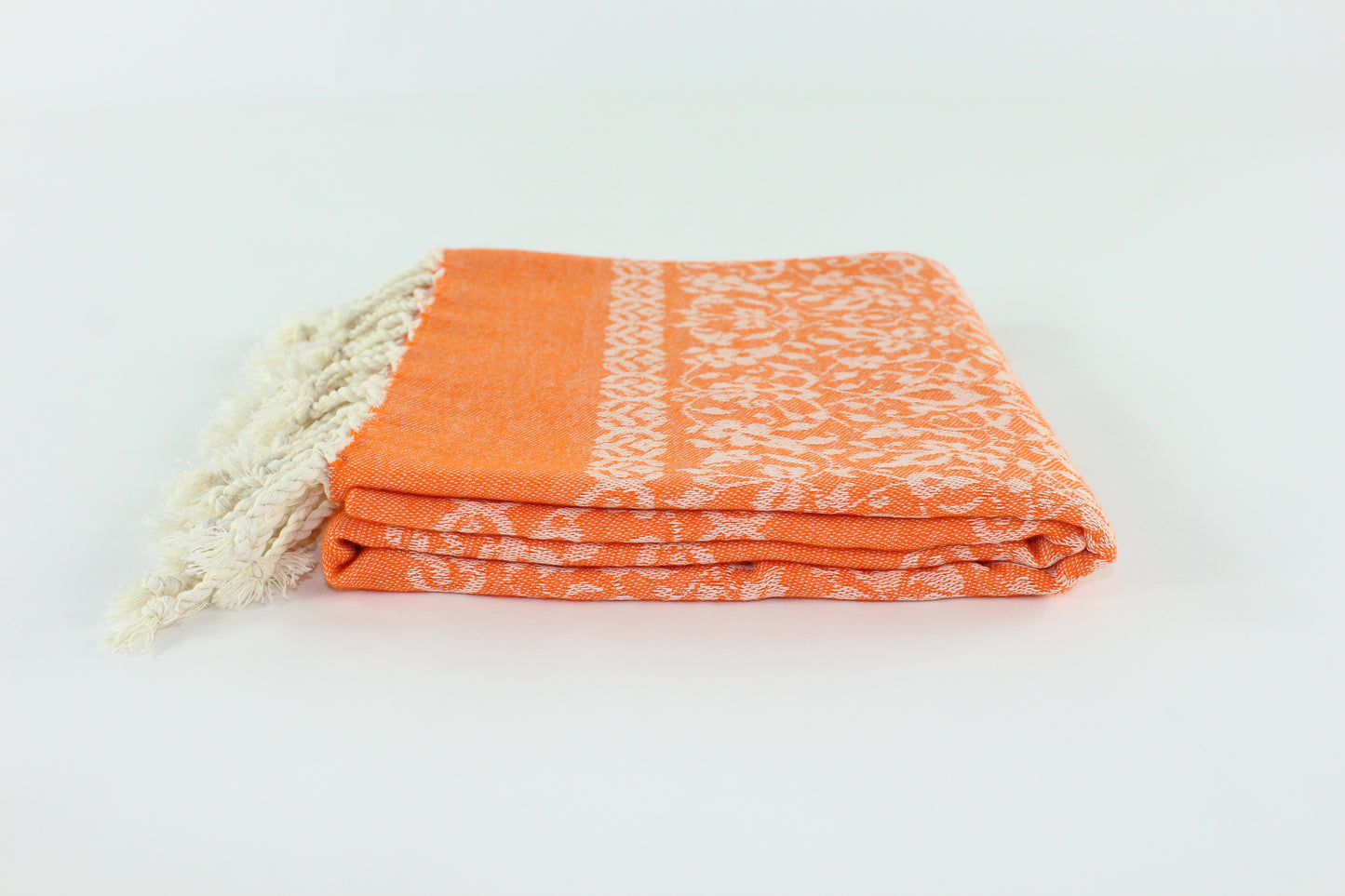 Premium Turkish Towel Peshtemal Fouta (Orange)