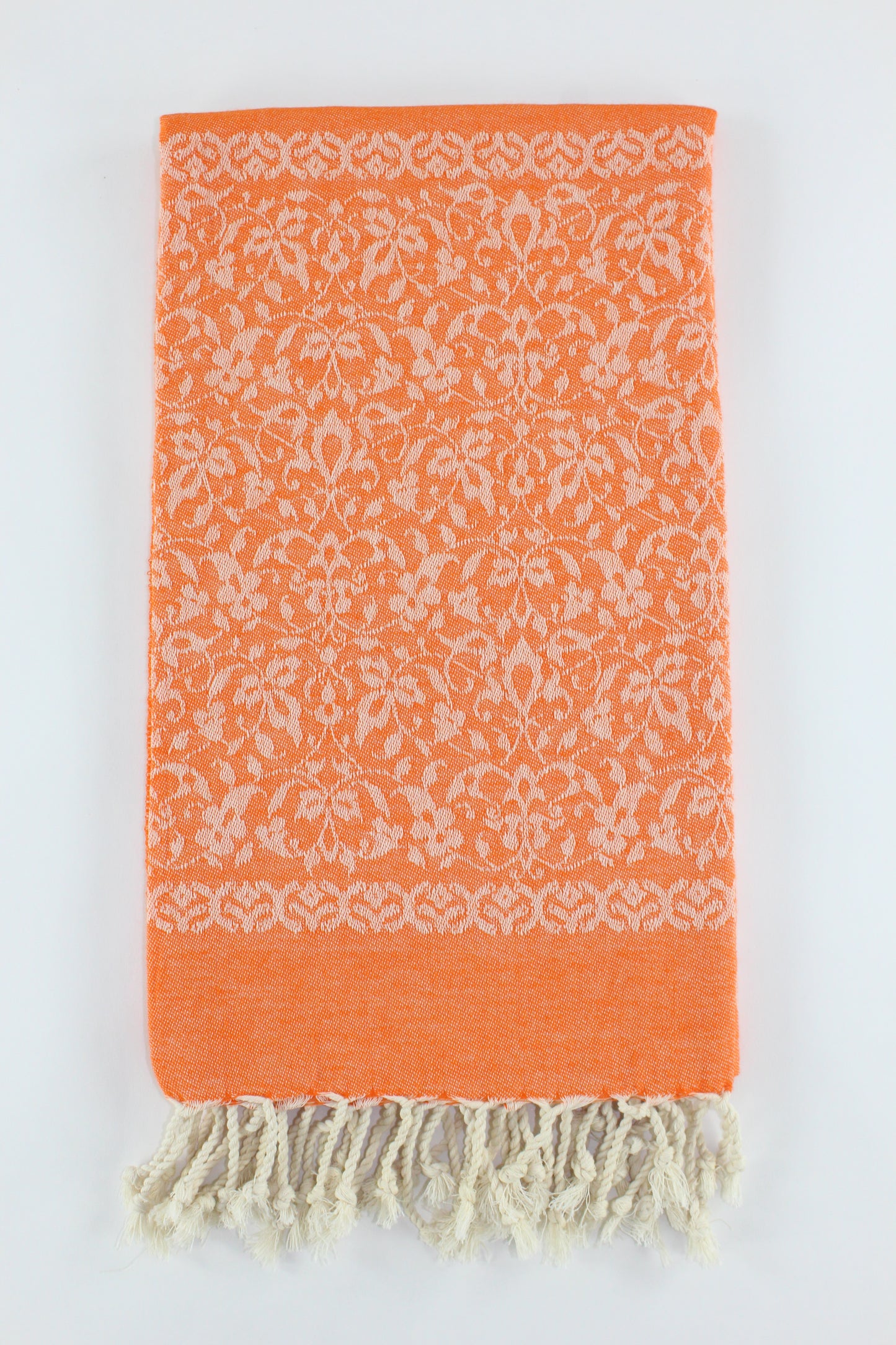 Premium Turkish Towel Peshtemal Fouta (Orange)