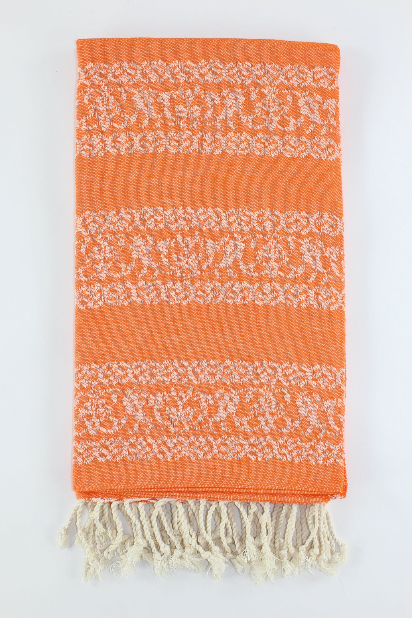 Premium Turkish Towel Peshtemal Fouta (Orange)