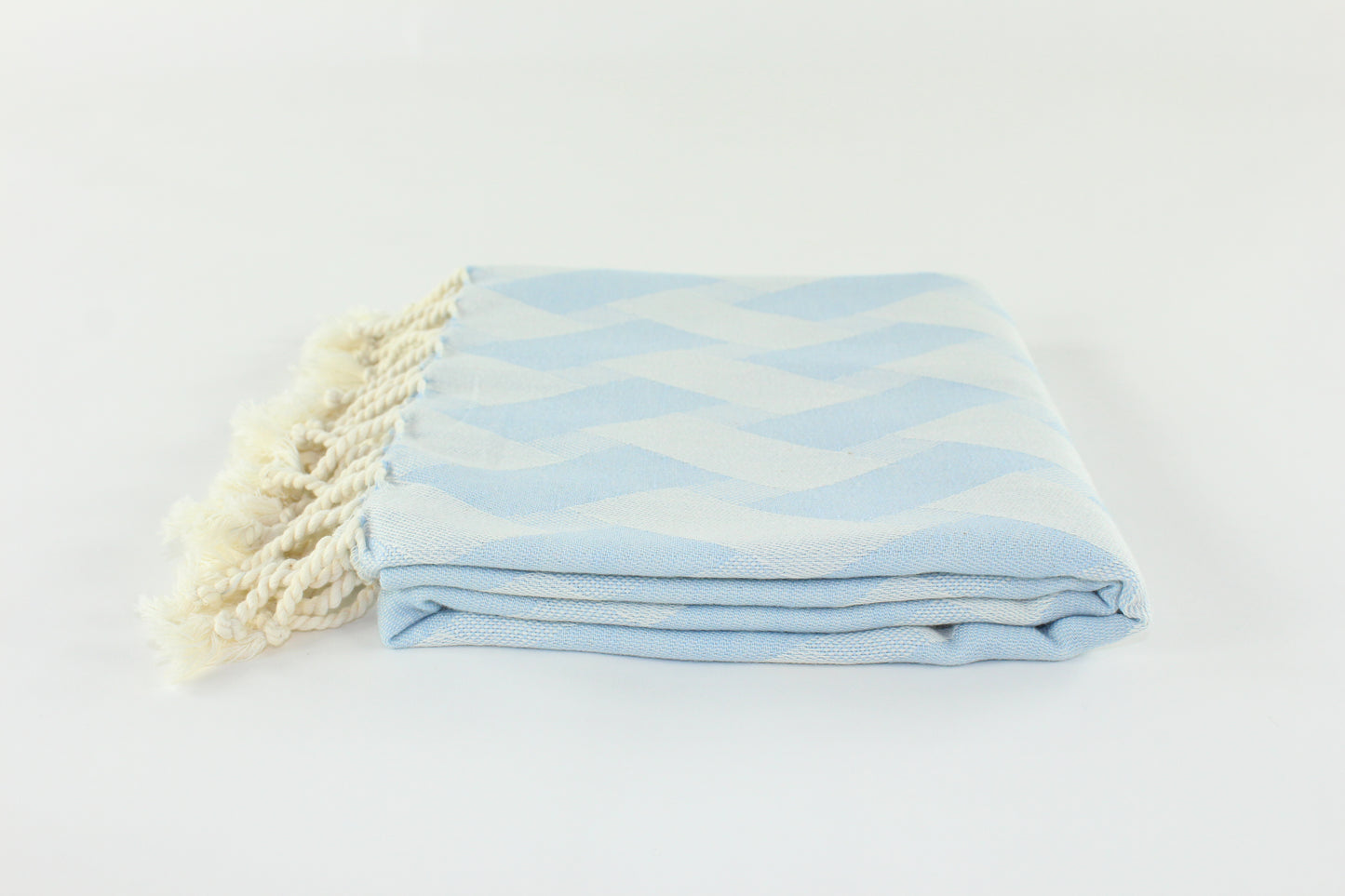 Premium Turkish Towel Peshtemal Fouta (Light Blue)