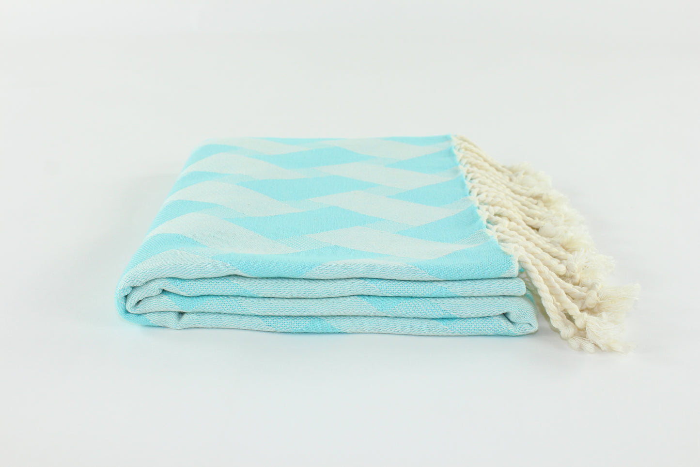 Premium Turkish Towel Peshtemal Fouta (Light Turquoise)