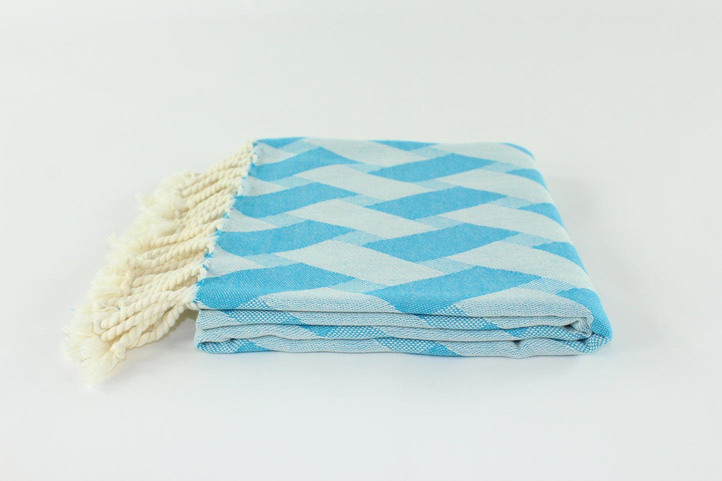 Premium Turkish Towel Peshtemal Fouta (Teal Blue)