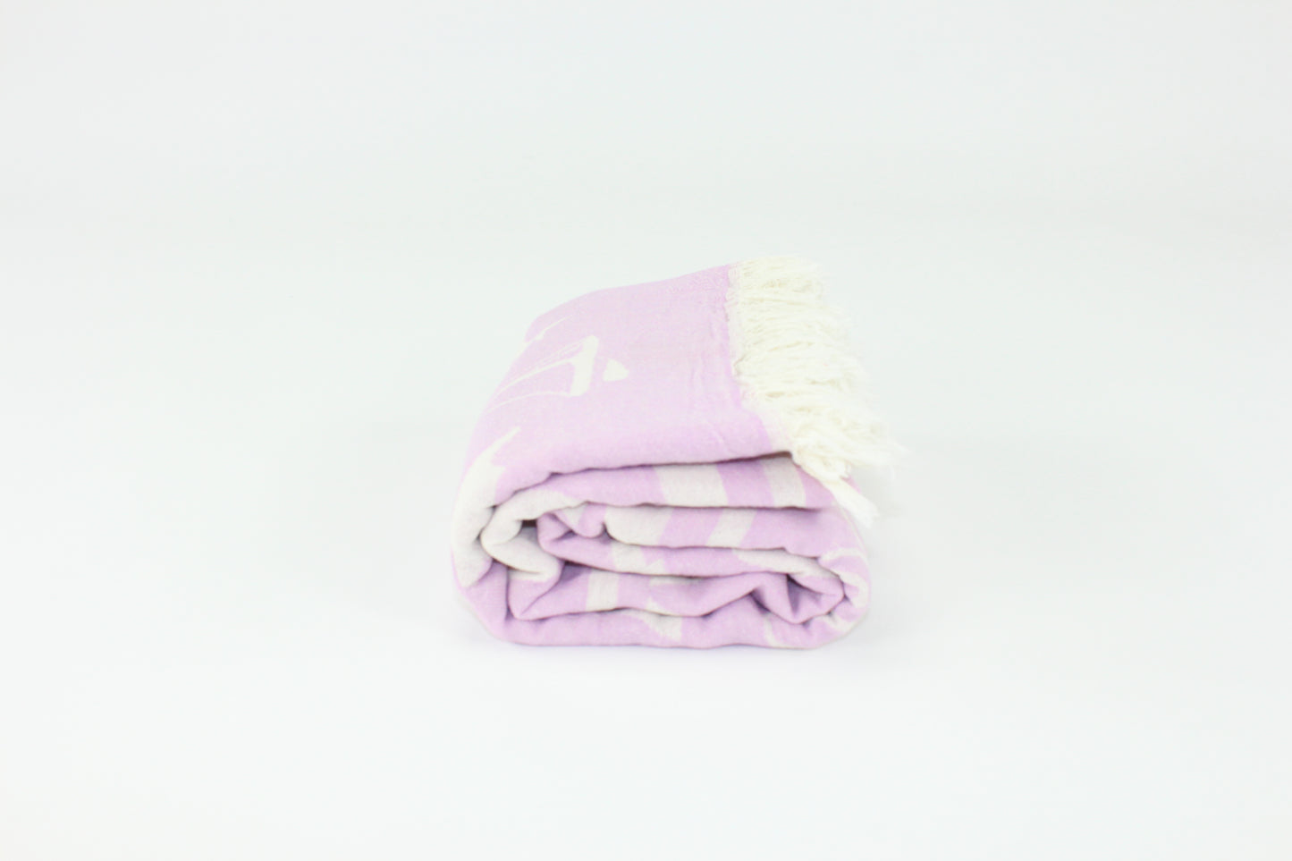 Premium Turkish Double Layer Towel Peshtemal Fouta (Pink Lilac)