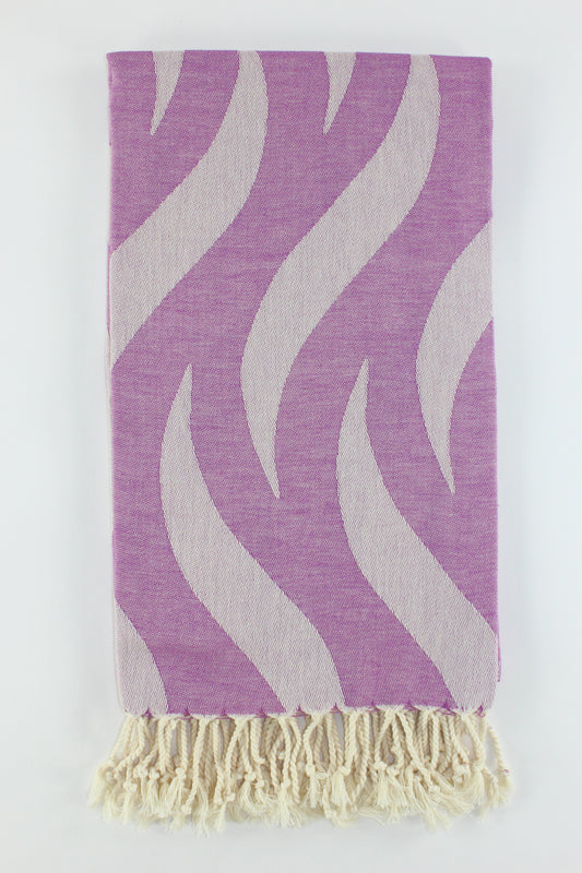 Premium Turkish Towel Peshtemal Fouta (Purple)